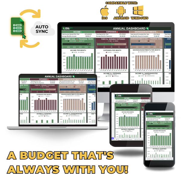 Personal Finance Tracker | Excel & Google Sheets