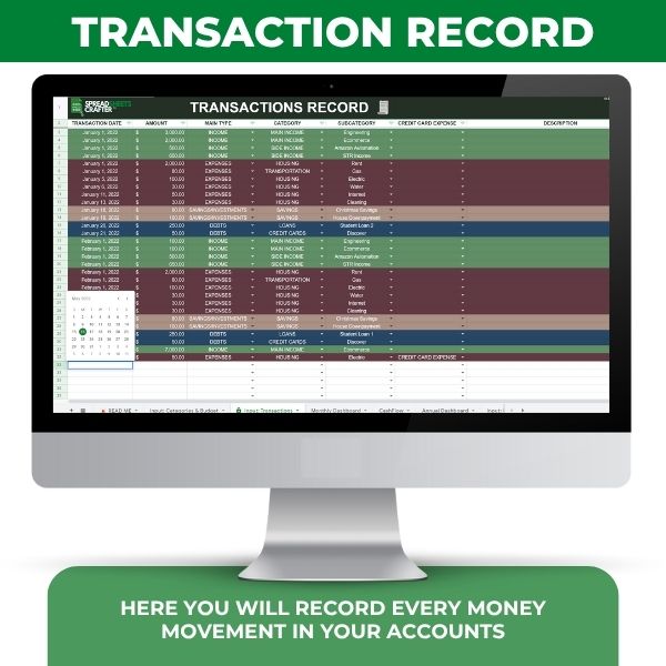 #1 Personal Finance Tracker - Achieve all your Goals with this Easy to use Spreadsheet-