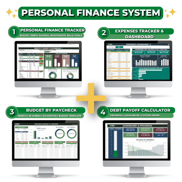 Personal Finance System - Spreadsheets Crafter - Excel and Google Sheets