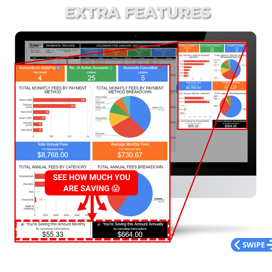 #1 Subscriptions Tracker - Take control of bills and subscriptions and stop paying late fees and overdrafts