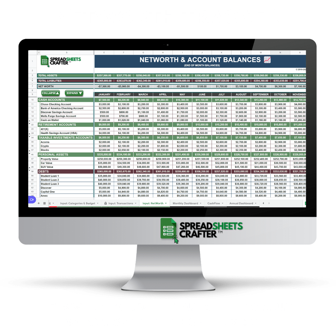 Personal Finance Personal Investment Tracker Instant Download Income Tracker Income Expense Tracker Google Spreadsheet Financial Dashboard Expense Tracker Expense Overview Expense Control Sheet Expense Bookkeeping bestseller 2022 Spreadsheet