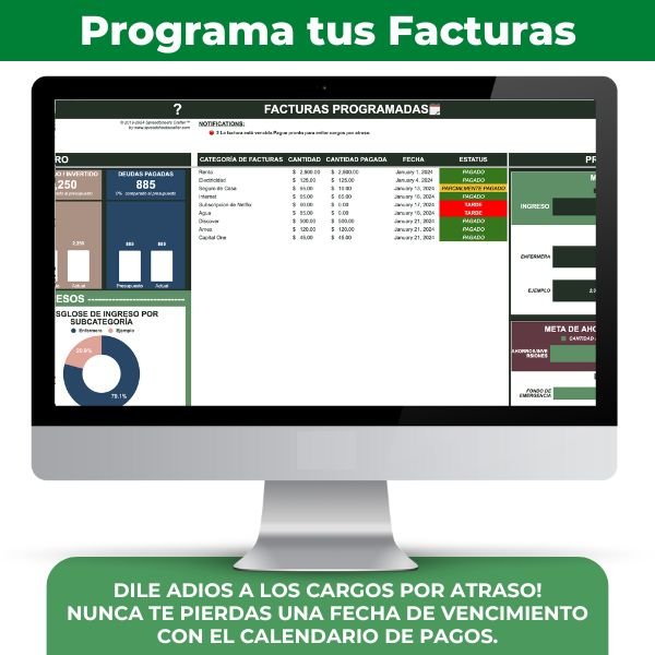 1 Finanzas Personales - Alcanza todas tus metas financiera con esta herramienta fácil de utillizar - Spreadsheets Crafter - Excel and Google Sheets