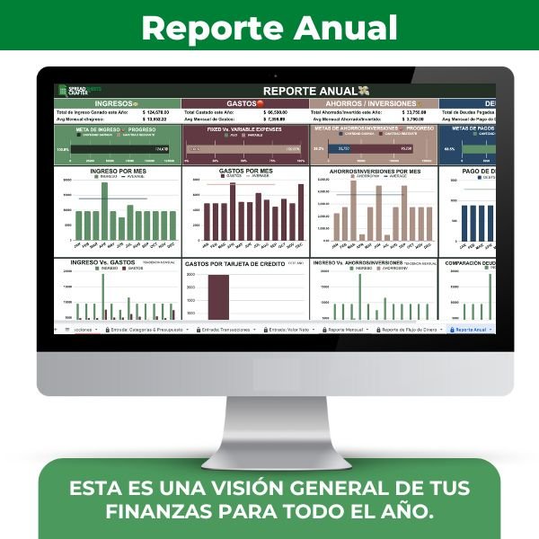 1 Finanzas Personales - Alcanza todas tus metas financiera con esta herramienta fácil de utillizar - Spreadsheets Crafter - Excel and Google Sheets
