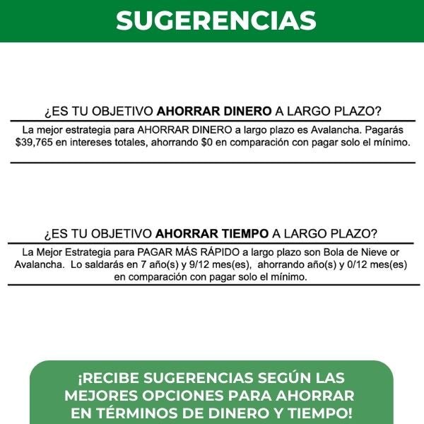 1 Pago de Deudas - Calculadora y Rastreador de Liquidación de Deudas - Spreadsheets Crafter - Excel and Google Sheets