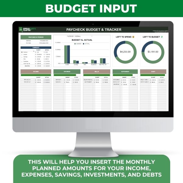 #1 Budget by Paycheck | Weekly | Bi-Weekly | Monthly