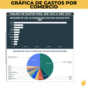 #1 Tablero de Gastos - Toma control de tus gastos y cumple tus metas financieras