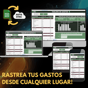 #1 Tablero de Gastos - Toma control de tus gastos y cumple tus metas financieras