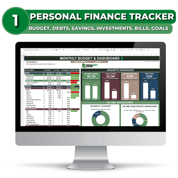 #1 Bundle: All-in-one Personal Finance Package - Improve Your Finances with this Personal Finance Bundle