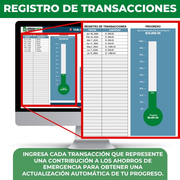 #1 Fondo de Emergencia - Calculadora y Rastreador Automático