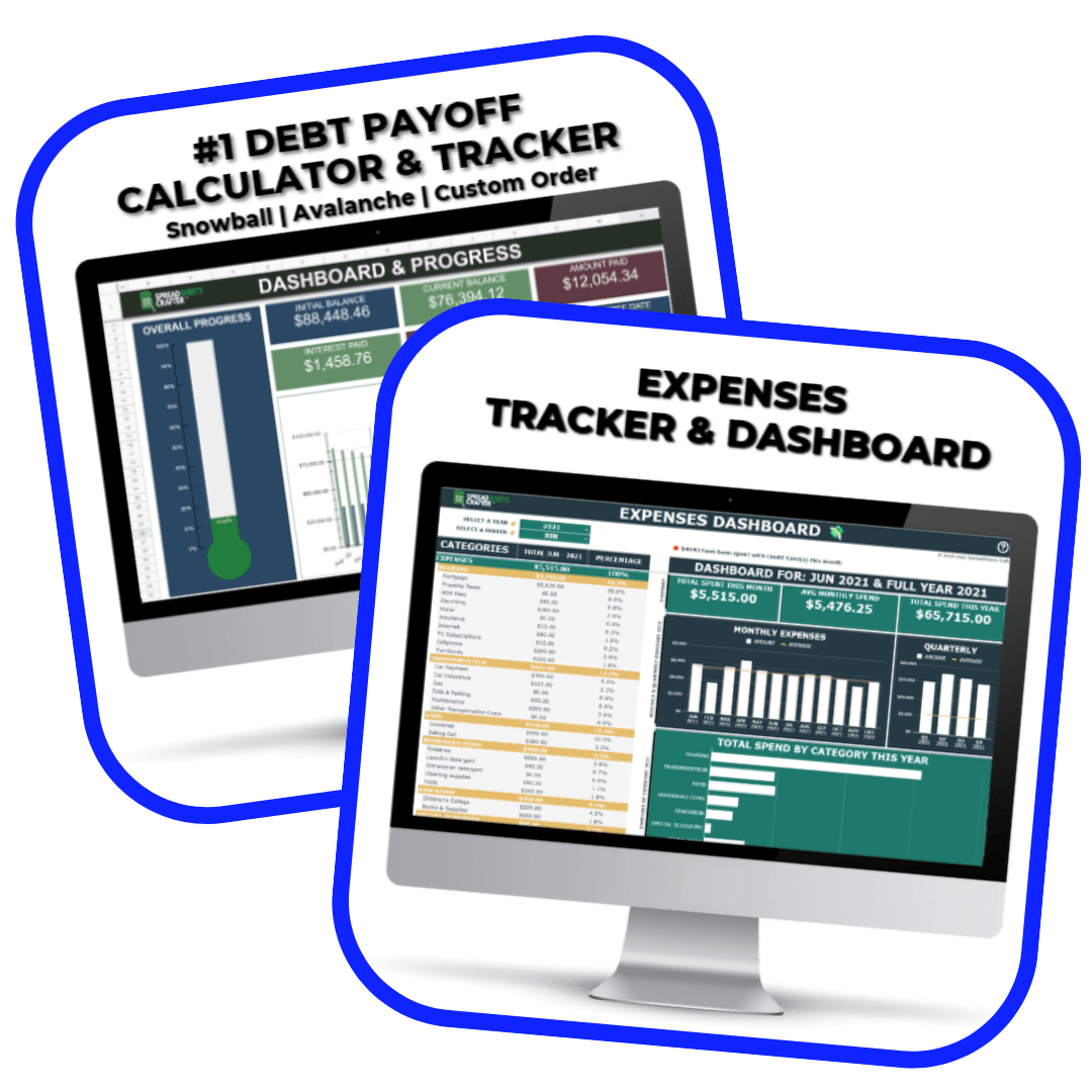 #1 Bundle: Debt Payoff + Expense Tracker-