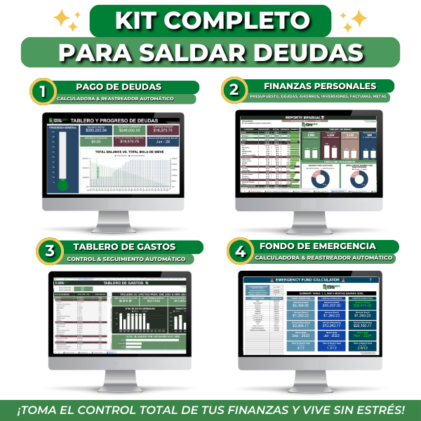 #1 Pago de Deudas - Calculadora y Rastreador de Liquidación de Deudas