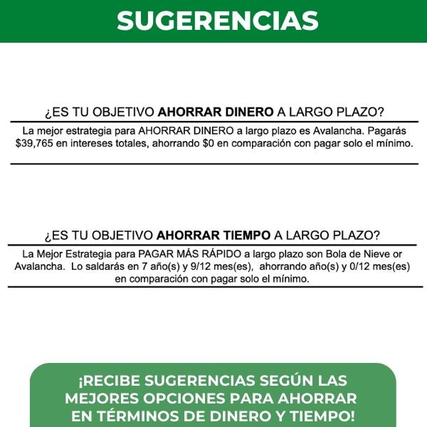 #1 Pago de Deudas - Calculadora y Rastreador de Liquidación de Deudas