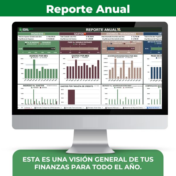 #1 Finanzas Personales - Alcanza todas tus metas financiera con esta herramienta fácil de utillizar