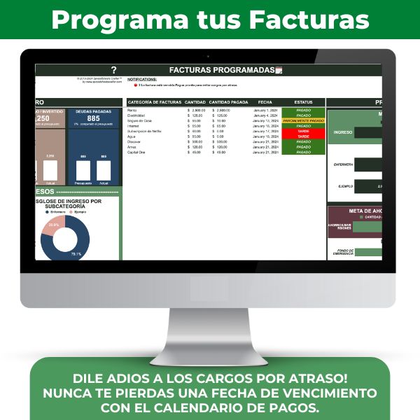 #1 Finanzas Personales - Alcanza todas tus metas financiera con esta herramienta fácil de utillizar