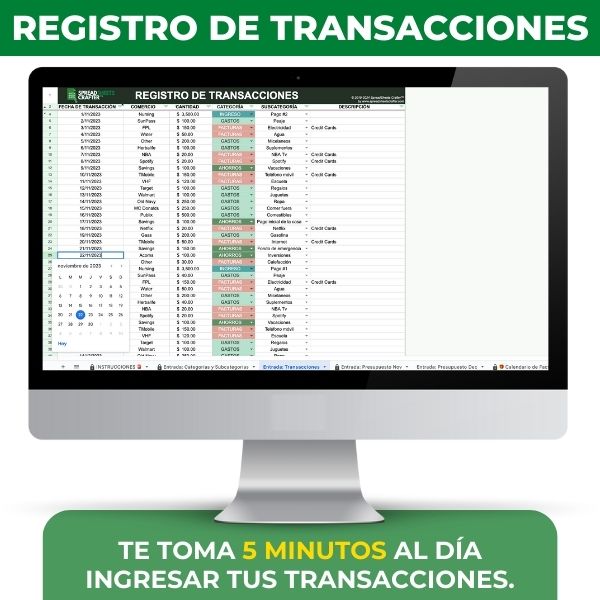 #1 Presupuesto por Sueldo | Semanal, Bi-Semanal o Mensual