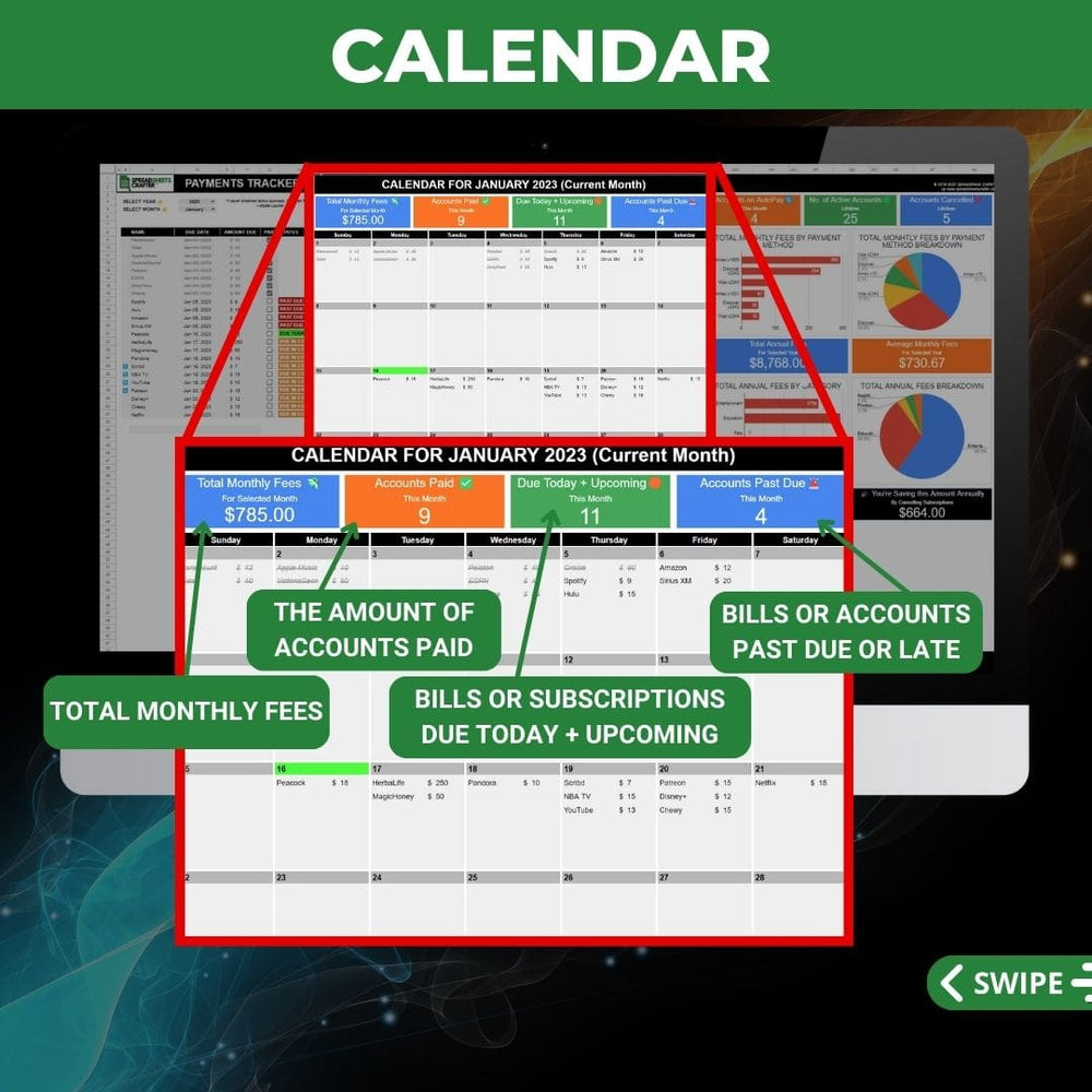 2026 Subscriptions Tracker - Take control of bills and subscriptions a