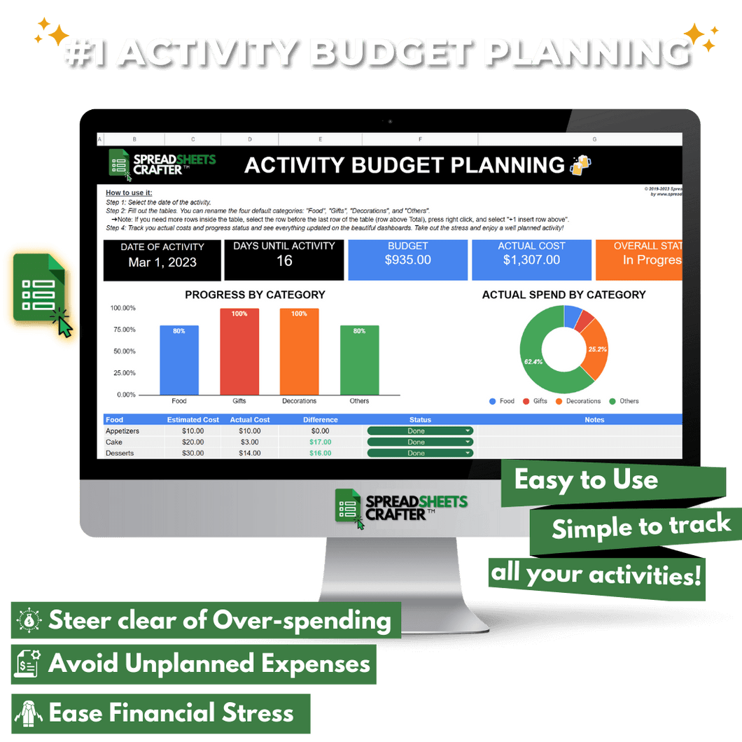 #1 Activity Budget Planner