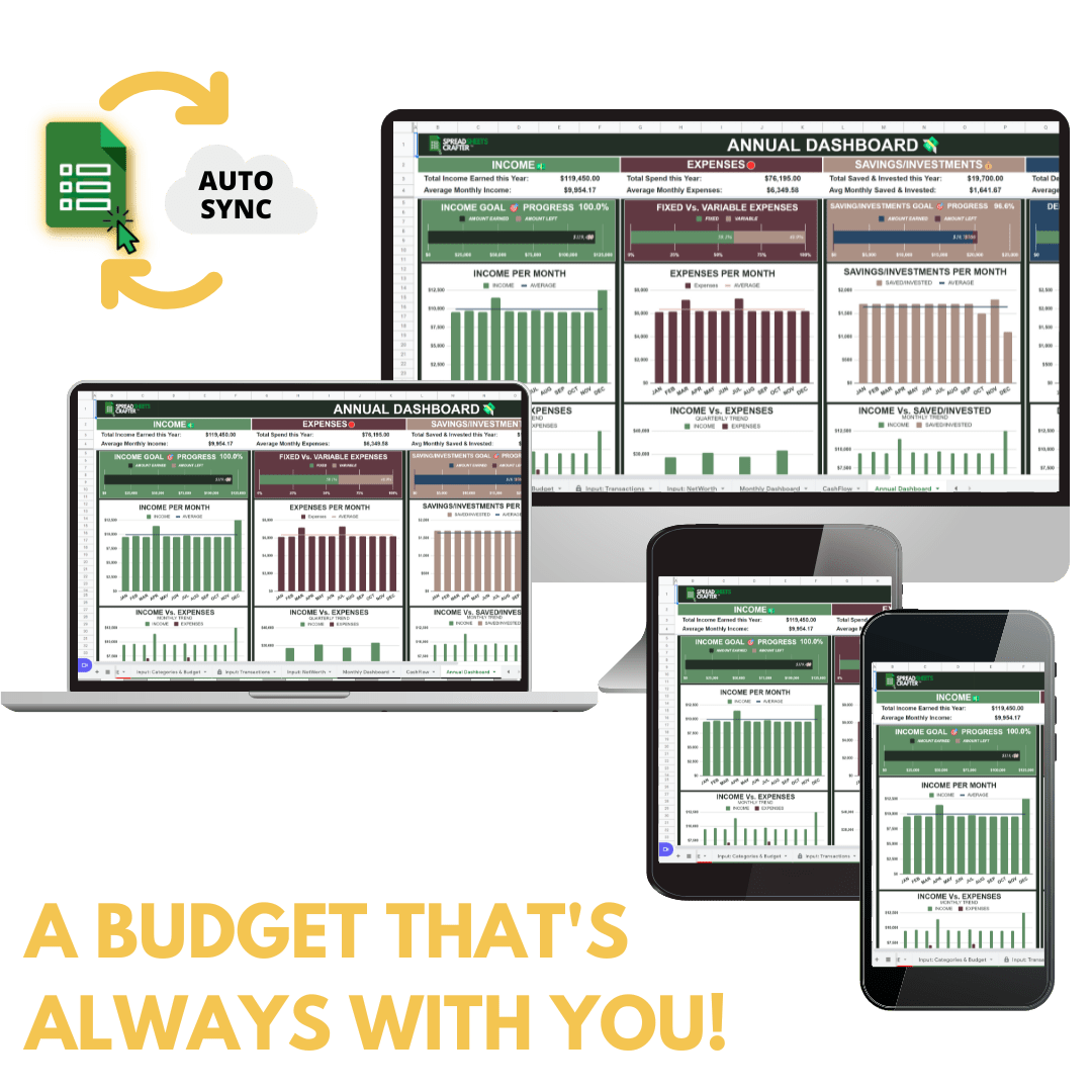 2026 Personal Finance Tracker - Achieve all your Goals with this Easy to use Spreadsheet (Copy) - Spreadsheets Crafter
