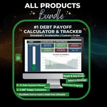 Load image into Gallery viewer, #1 All Essentials Bundle - Improve Your Lifestyle with Our Personal Finance and Development Templates
