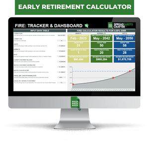 #1 Early Retirement Tracker & Dashboard - Early Retirement Plan