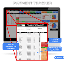 Load image into Gallery viewer, #1 Subscriptions Tracker - Take control of bills and subscriptions and stop paying late fees and overdrafts
