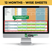 Load image into Gallery viewer, #1 Ultimate Habit Tracker - Improve your Lifestyle with this Easy to use Spreadsheet -
